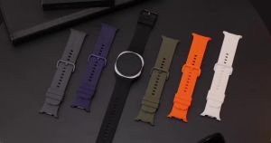 Original Marine Band for Samsung Galaxy Watch 9 8 40mm 44mm Smartwatch Silicone Correa Bracelet Galaxy Watch8 Classic 46mm Strap