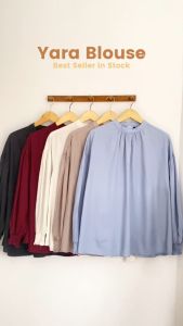 YARA BLOUSE - Atasan - Blouse Wanita - Katun Rayon - All Size