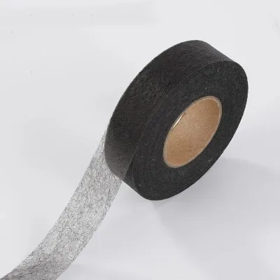 50M Double-sided Non-woven Interlining Adhesive Tape Iron on Hem Tape Edge Shorten Repair Pants for Hats Clothes DIY Sewing Tool