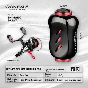 Gomexus | Cần Câu Cá Quay Tự Động Hợp Kim Titan