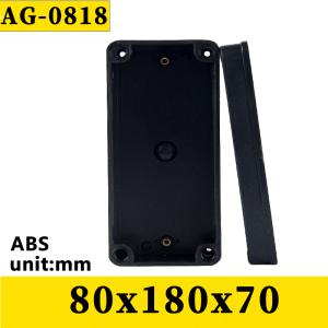 ABS Waterproof Box Electronic Safe Case Plastic Boxes Black Wire Junction Box Plastic Organizer IP67 Waterproof Enclosure