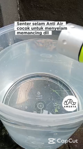 Senter Selam Waterproof Tahan Air Diving Flaslight Cree 3W Led