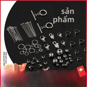 Stainless Steel Color-Preserving Lobster Clasp T-Needle Open Ring Bead DIY Handmade Bracelet Necklace Earring Jewelry Accessories