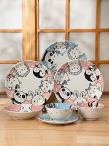 Mino Yaki | Retro Underglaze Color Creative Cartoon Tableware