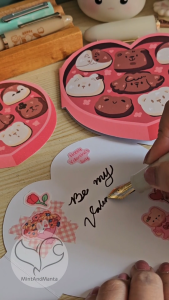 Heart Chocolate Greeting Card | Valentines Day Greeting Card | Anniversary Greeting Card