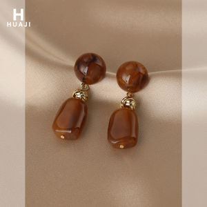 Ladies Resin Earrings: A Guide to Fashionable Salt Series & Geometric Lazy Style