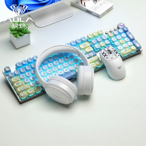 AULA | Bluetooth Tri-Mode Mechanical Keyboard with Mahjong Sound