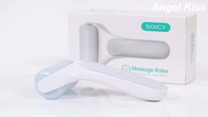 Angel Kiss Ice Roller for Face & Eye Puffiness Migraine Pain Relief - Cold Therapy Massage Roller Self Care Face Massager with Storage Case