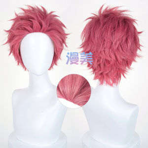 Manmei | Tóc Giả Cosplay Gyutaro Từ Demon Slayer Phồng Đỉnh Cuộn Ngược