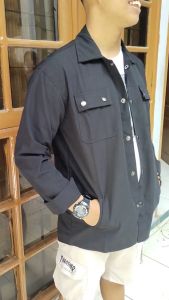 Trucker Jacket Parka Canvas || Semi Parka || Kemeja Semi Parka