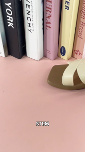 STOMPION New Korean Fashion Flat Sandals For Women Square-Headed High Quality Sandals