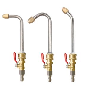 High Pressure Car Washer Extension Wand 1/4" Quick Connect Lance With Valve Switch On/Off
