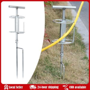 Garden Hose Guide Stake Accessories Easy to Install Metal Prevent Kinking Bending for Lawn Yard Flower Bed Outdoor Courtyard Hose Guide Stake Dispensing machine pulling tube Machine water pipe turning device for Courtyard Lawn Spraying pulling pipe