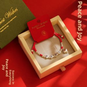WAMEN | Chinese Style Adjustable Knotted Hand Rope Bracelet