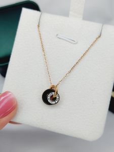 Kalung Titanium Simple Lucu Rosegold Anti Karat Xpid