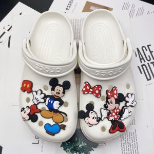 Crocs jibbitz quyến rũ phụ kiện giày có thể tháo rời DIY dễ thương phim hoạt hình Mickey Mouse Set trang trí khóa giày cho CROCS