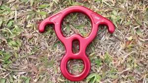 Rock Climbing Descender Aluminum Alloy 5000kg Large Figure 8 Word Rope Descender Belay Device Rappelling Ring Rock Climbing Res