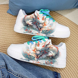 Limited Edition Dragon Year Low-Top Couple Sneakers Original Casual Sports Shoes NVTRC Lightweight Urban Leisure Rubber Sole