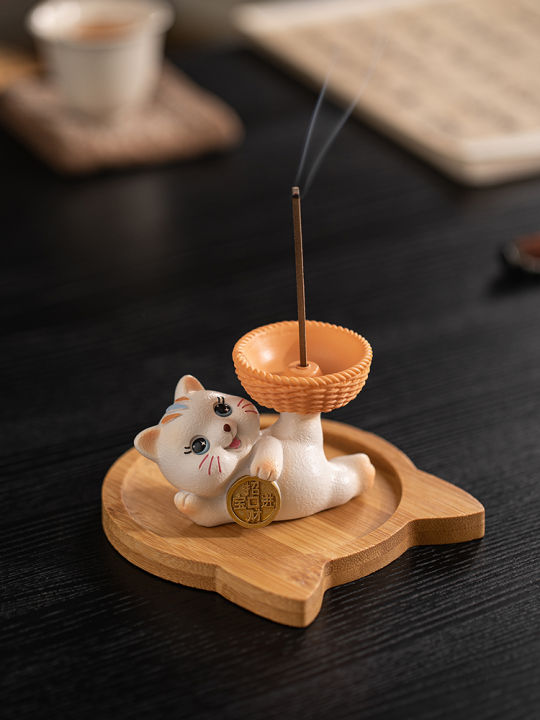 Creative Lucky Cat Incense Holder | Lazada Singapore