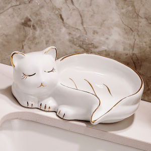 Drainable Luxurious Ceramic Soap Dish