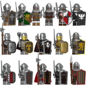 Medieval Castle Armor Unicorn Empire Knight Construction Bricks Figures