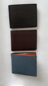 Folio : Tuff coin pocket wallet(two-tone) กระเป๋าสตางค์ผู้ชายใบสั้น หนังแท้ มี RFID-รหัส17045