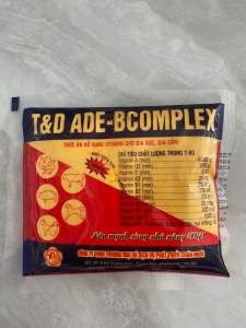 TD ADE - BCOMPEX 100g Giúp Vật Nuôi Ham Ăn Mau Lớn Chống Stress