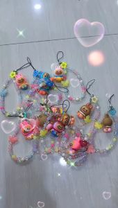 Gantungan HP bracelet gelang / Gantunga Labubu Besar Lucu / Lanyard HP estetik / Phone Strap Beads / Gantungan Labubu / Tali HP / Strap HP Blackpink / Gantungan Kamera