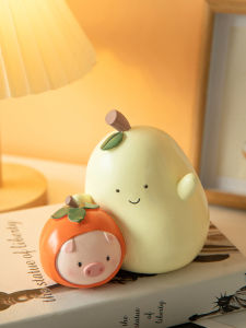 Valentines Day Gift for Boyfriend Stable Emotion Pear Desktop Ornament Birthday Present Nordic Style Cartoon Couple Decorations