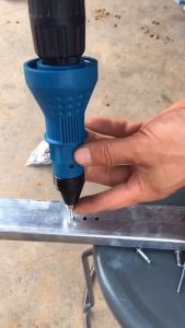 ADAPTOR CONVERTER GUN BOR LISTRIK KEPALA TANG PAKU RIVET TANGAN 2.4 - 4.8 mm ALAT RIVET TANG RIPET SAMBUNGAN KONVERTER BOR ADAPTOR GUN ADAPTOR PAKU