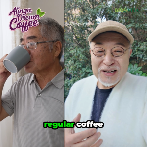 BioVita ADC Alinga Dream Coffee - Caffeine-Free with Mangosteen Malunggay Purple Corn | Sleep & Heart Support