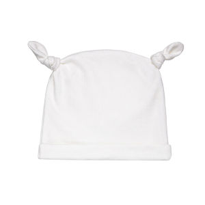 Solid Ribbed Baby Turban India Hats Newborn Boys Girls Autumn Winter Beanies Bonnet Cute Cowhorn Kids Headwraps Headwear