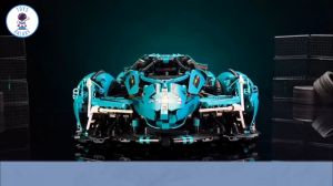 Đồ Chơi Lắp Ráp Mô Hình Siêu Xe Lamboni 1012 PCS Size 35m Tỉ Lệ 1:14 Si Đồ Chơi Ô Tô Điều Khiển - V12 Xanh