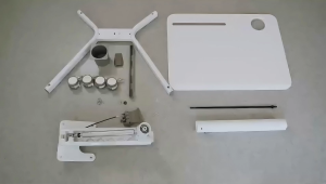 Mobile Laptop Desk Height Adjustable Table Sit Stand Table Standing Desk Ergonomic Desk Home Office Office Furniture Study Desk