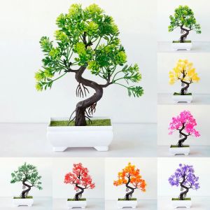 Artificial Plant Bonsai Simulation Small Tree Pot Plant Potted Party Wedding Decor DIY Home Supplies Fake Plant Home Party Garden Hotel Christmas New Year Decoration