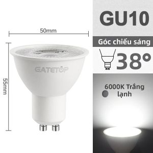 3 Bóng Đèn LED GU10 Không Nhấp Nháy 5W-9W 220V/120V Thay Thế Đèn Halogen 50W Cho Chiếu Sáng Gia Đình Chiếu Sáng Định Hướng