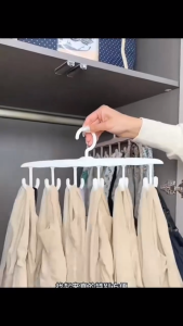 **HOT SELLING** 2025 NEW Bra Hanger | Rotating Sock Hanger12-Hook Rotating Belt Hanger Bra Hanger for Closet Organizer Holder for Tie Scarf Tank Top Penyangkut Bra | Penyangkut Stokin BerpusingPenyangkut Tali Pinggang Pusing 12 Cangkuk 12钩旋转衣架