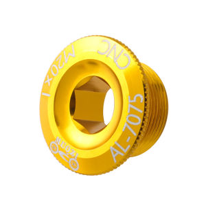 Bicycle Crank Arm Fixing Bolt Crankset Nut Aluminum Alloy MTB Bike Crank Cover Screw Cap M20 Bolt For Crank Bolt Cap