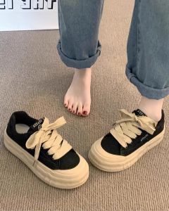 Womens Thick Bottom De Xin Shoes Spring Summer New Style Dissolving White Sneakers Thin Anti-Slip Casual Versatile Sports Shoes