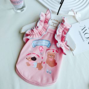 Hadassah | Lace Strap Summer Vest for Small Dogs