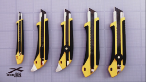 OLFA Heavy Duty Fiberglass Utility Knife (18mm / 9mm / Spare Blade)