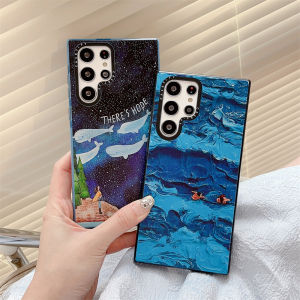 Samsung Galaxy s24ultra S24 + S23 s24ultra s23plus s23ultra biển sâu Họa tiết Cá voi điện thoại vỏ mềm với long lanh và non-Slip thiết kế s22ultra S25Ultra