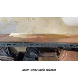 TOYOTA COROLLA HATCHBACK 2018+ REAR TRUNK ROOF MID WING SPOILER ABS SKIRT LIP BODYKIT