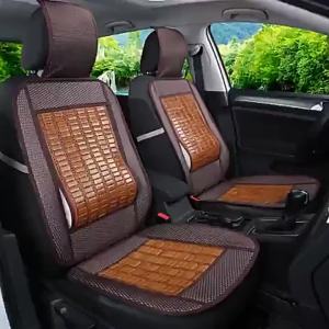 Backless Summer Car Seat Pads Complete Set Bamboo