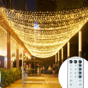 10/50M/100M LED String Lights Outdoor Fairy Lights Christmas Garland For New Year Party Terrace Garden Christmas Tree Decor
