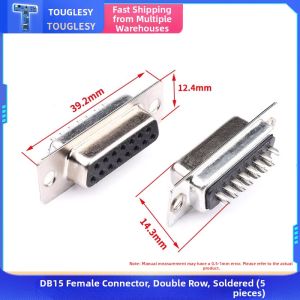 TOUGLESY | Solder Panel Mount Screw Terminal Connector Plug Socket