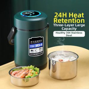 Thermal Insulated Lunch Bucket for Students and Office Workers
