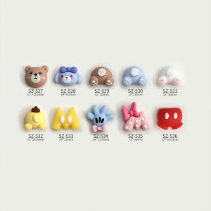 Young Adult Heart-Breaking Cute Mickey Mouse Nail Ornament Pants Cute Cartoon Butt Bear Fingernail Decoration