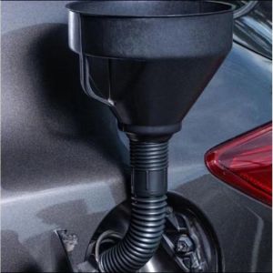 PETROL FUNNEL REFILL HOLDER Pour Spout Diesel Engine Oi Water Fuel Gasoline Fluids CAR CARE