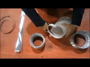 Duct Inline Reducer 80-120/100-200mm Round Duct Adapter Increaser Connector